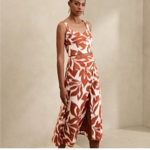 Banana Republic Linen Blend Skirt Size 4